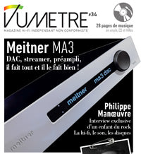 Meitner MA3 Integrated D/A Converter, Vumetre, Review (France) 2021