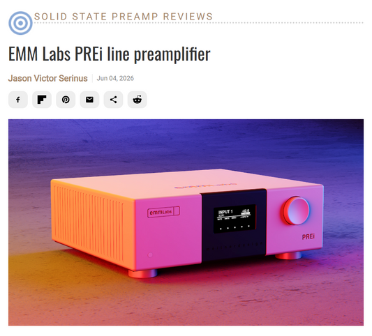 Stereophile Reviews the PREi: "Among the Finest Preamps I've Reviewed"