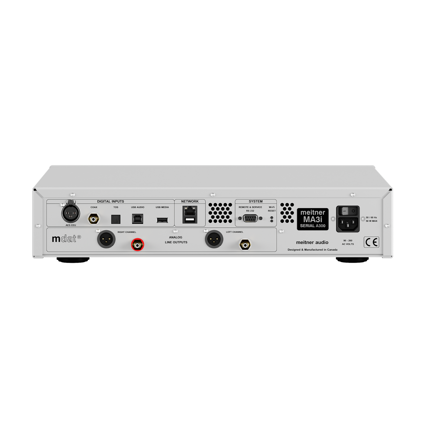 Meitner MA3i SE — Silver Edition Integrated D/A Converter