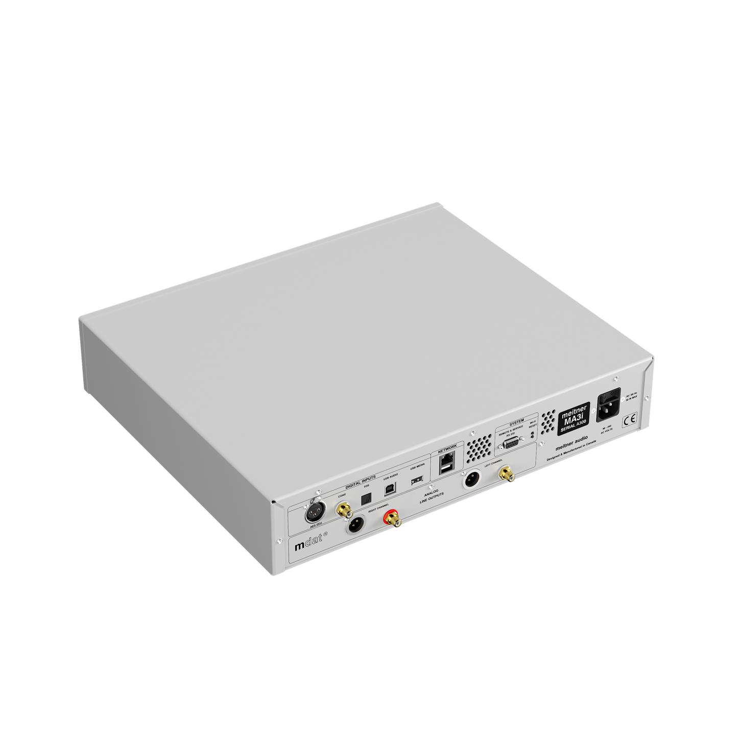 Meitner MA3i SE — Silver Edition Integrated D/A Converter